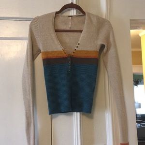 Free People fitted sweater